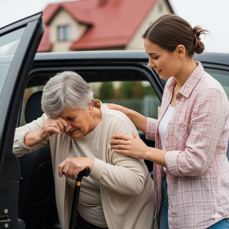 Mujer Mayor Pensó Que Su Hija Adoptiva la Llevaría a un Asilo…A Pero Lo Que Pasó Después Sorprendió