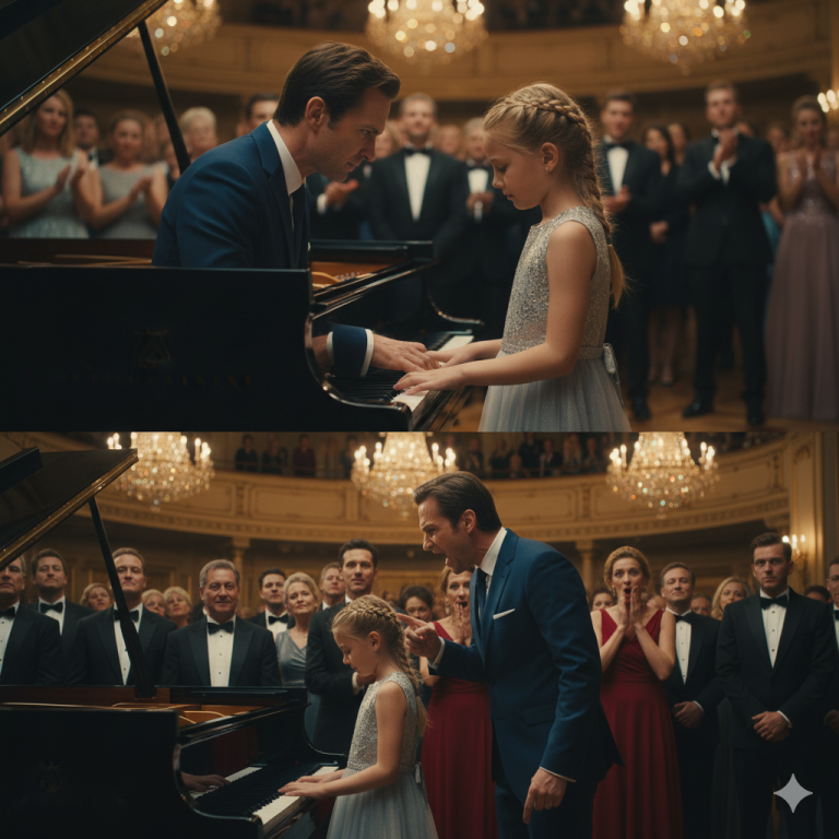 Ela Foi Zombada em um Baile de Luxo, Mas o Que Tocou ao Piano Fez um Milionário se Levantar em Lágrimas