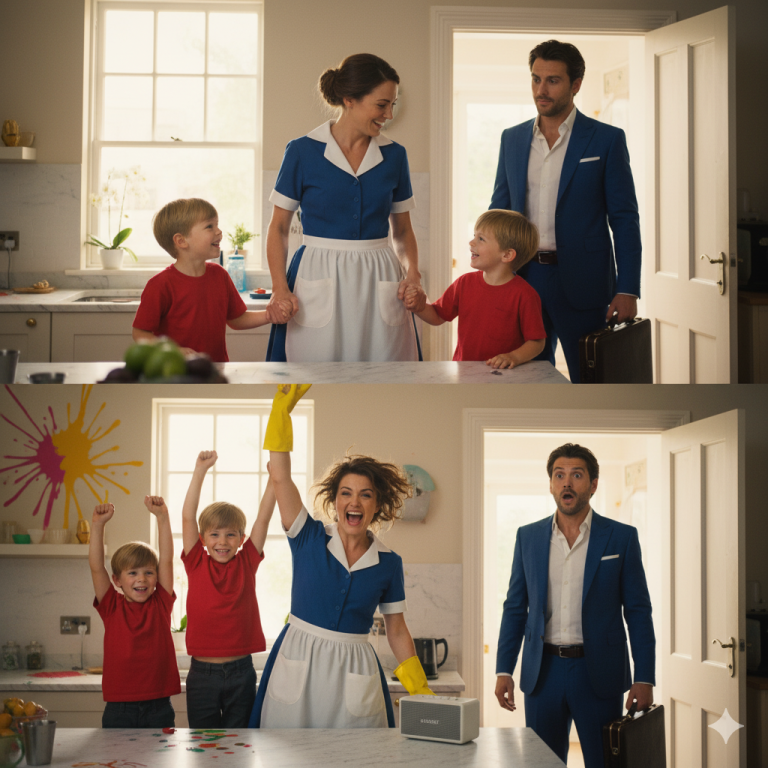 A Dança Que Quebrou o Silêncio: Como Uma Simples Empregada Transformou a Vida de Um Bilionário e Seus Filhos