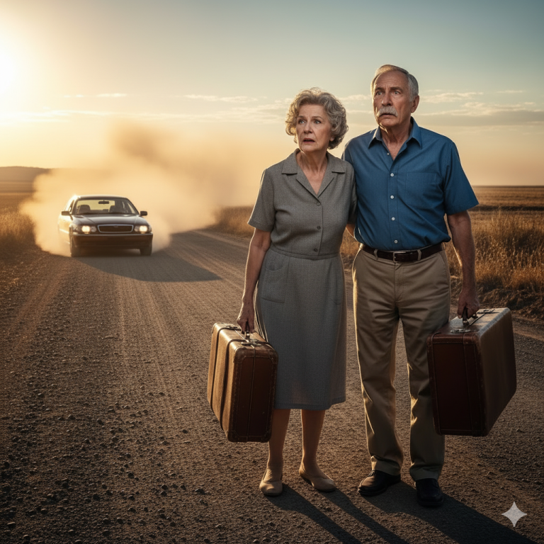 LOS HIJOS DEJARON A SUS PADRES A LA ORILLA DEL CAMINO… HASTA QUE DESCUBRIERON LA HERENCIA