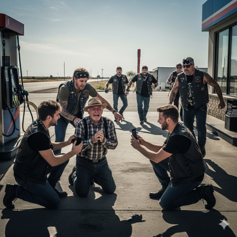 Matón abofetea a un veterano de 81 años frente a 47 motociclistas
