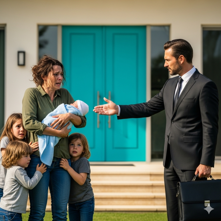 Echó a su esposa y sus cinco hijos de casa… ¡PERO CUANDO REGRESÓ HUMILLADO, TODO HABÍA CAMBIADO!