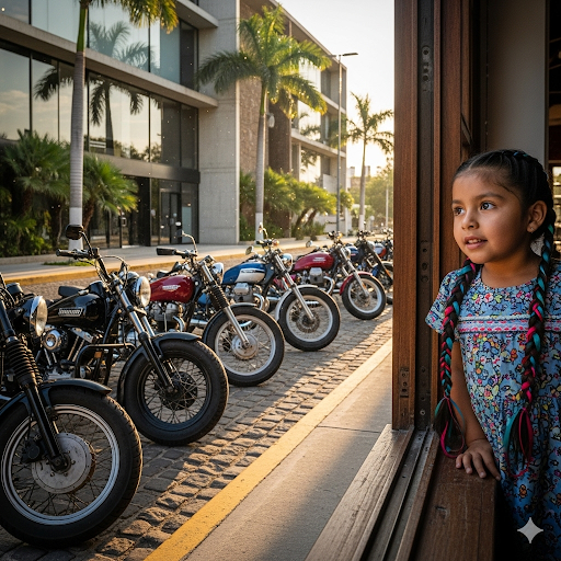 Sesenta y tres motociclistas llegaron frente a la ventana del hospital de mi hija, que estaba en las últimas, a las 7 de la tarde.