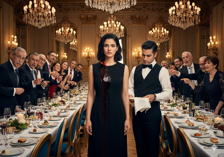 La familia Millonaria se burló de una mujer en la fiesta y su esposo canceló el trato de millones…