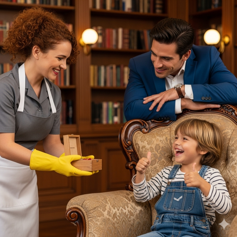 El Silencio que Cambió una Casa: A La Criada que Tocó el Corazón de un Magnate