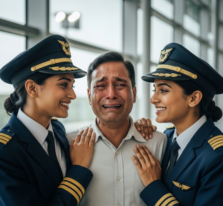 El Padre Viudo Que Vendió Todo Para Educar a Sus Hijas Gemelas — Seis Años Después, Ellas Volvieron Para Llevarlo a Un Lugar Que Nunca Soñó Posible