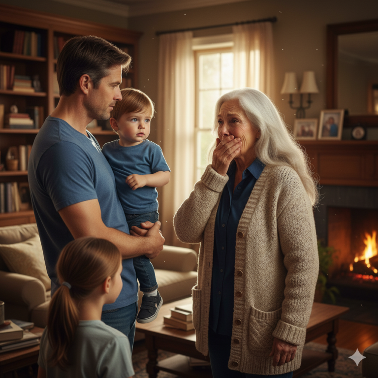 Le dio su casa a un padre con hijos y, cuando volvió… encontró algo que la hizo llorar…