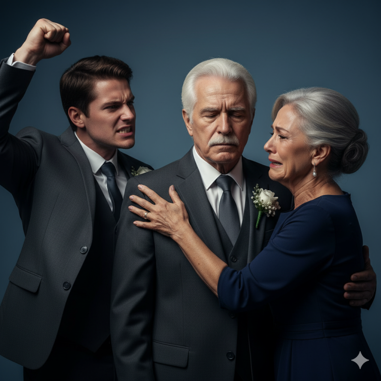 HIJO GOLPEÓ A SU MADRE Y SU PADRE EN PLENO BODA… PERO EL ABUELO SE VENGÓ CON ALGO QUE MARCÓ LA NOCHE