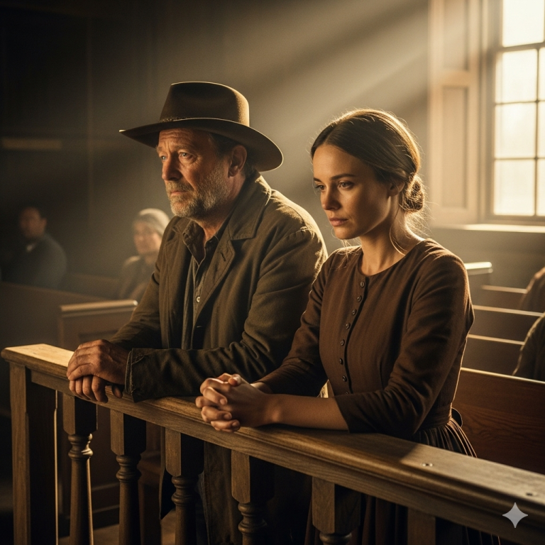 Se Casó con una Extraña Gorda por Una Vaca… y en la Noche Ella Cerró la Puerta…