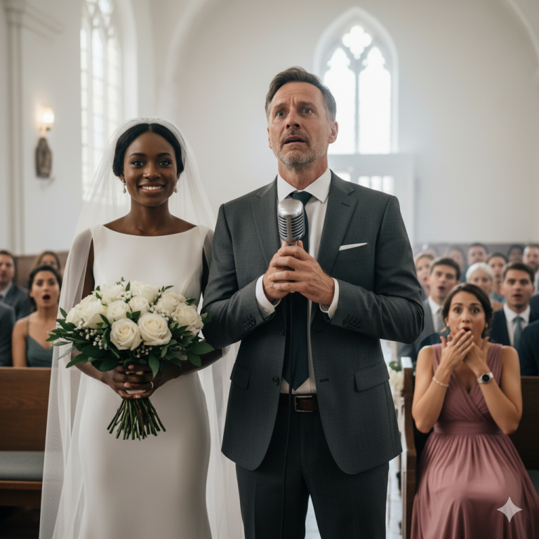 La Niñera Negra se Casa con un Hombre sin Hogar, los Invitados se Burlan en su Boda Hasta que Él Toma el Micrófono y Dice Esto…