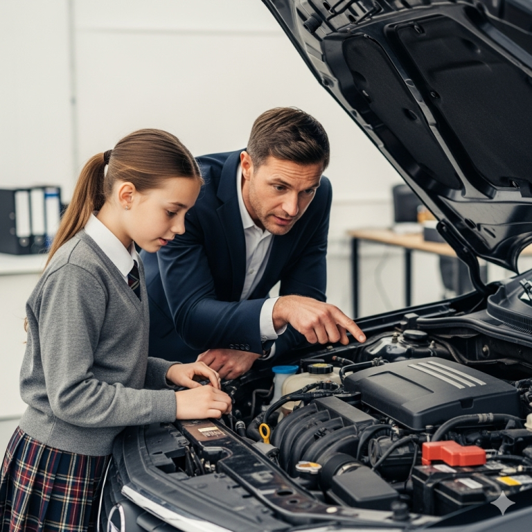Niña ayuda a Millonario a reparar su mustang, cuando él ve el anillo en su dedo…