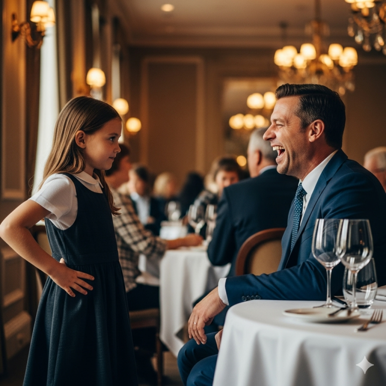 YO HABLO 9 IDIOMAS” – LA NIÑA LO DIJO ORGULLOSA… EL MILLONARIO SE RÍE, PERO QUEDA EN SHOCK…