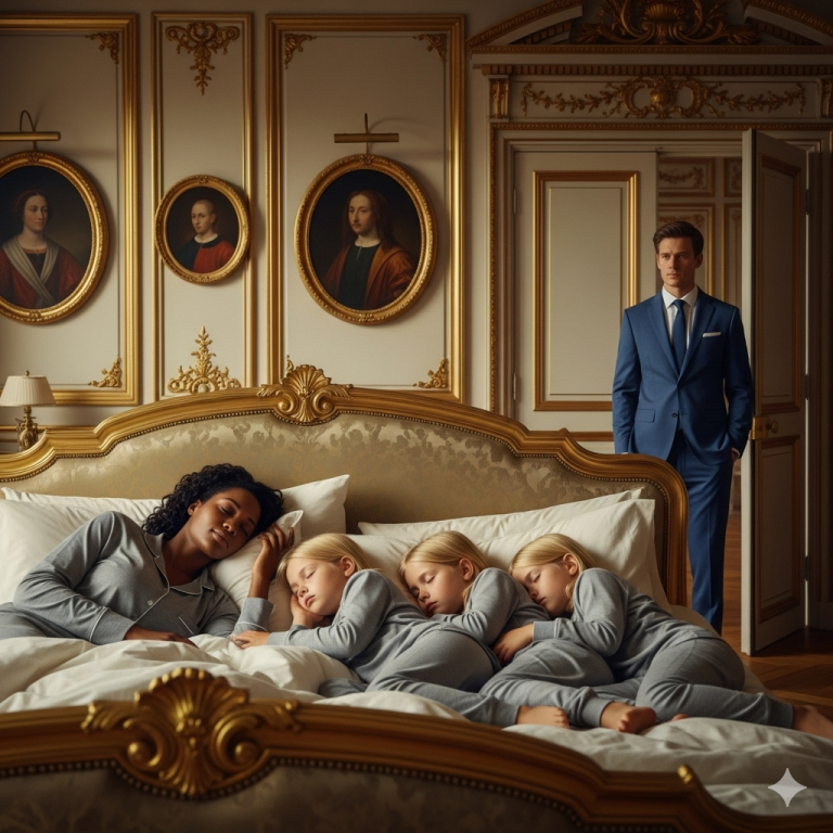 Ninguna niñera aguantaba ni un día con los trillizos del multimillonario… hasta que llegó una mujer negra e hizo lo que nadie pudo