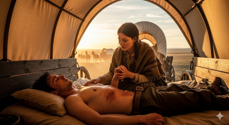 Ocultó a un apache herido en su carreta… sin saber que era el hijo del gran jefe….