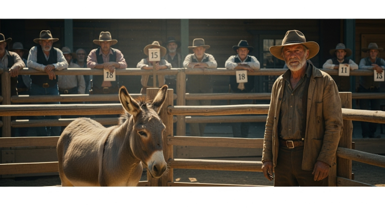 Nadie quería comprar al burro viejo… hasta que hizo millonario a su nuevo dueño….