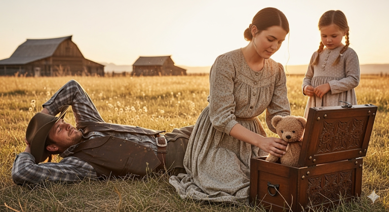 Una viuda pobre y sus hijos salvaron a un vaquero millonario, sin saber que cambiaría sus vidas…..