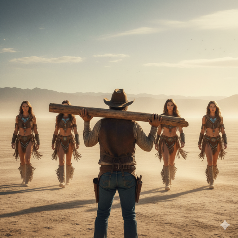 Cinco viudas apaches tocaron su puerta… y cambiaron para siempre la vida del ranchero…