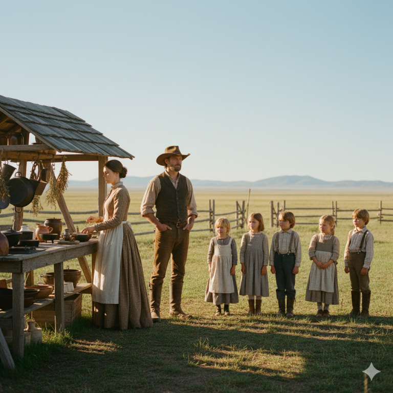 Una viuda fue contratada para cocinarle a 6 Niños y a su Padre… Y se convirtió en Su Madre…