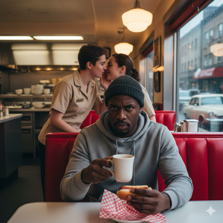 El jefe encubierto compra un sándwich en su propio restaurante y se queda helado cuando escucha a dos cajeras…