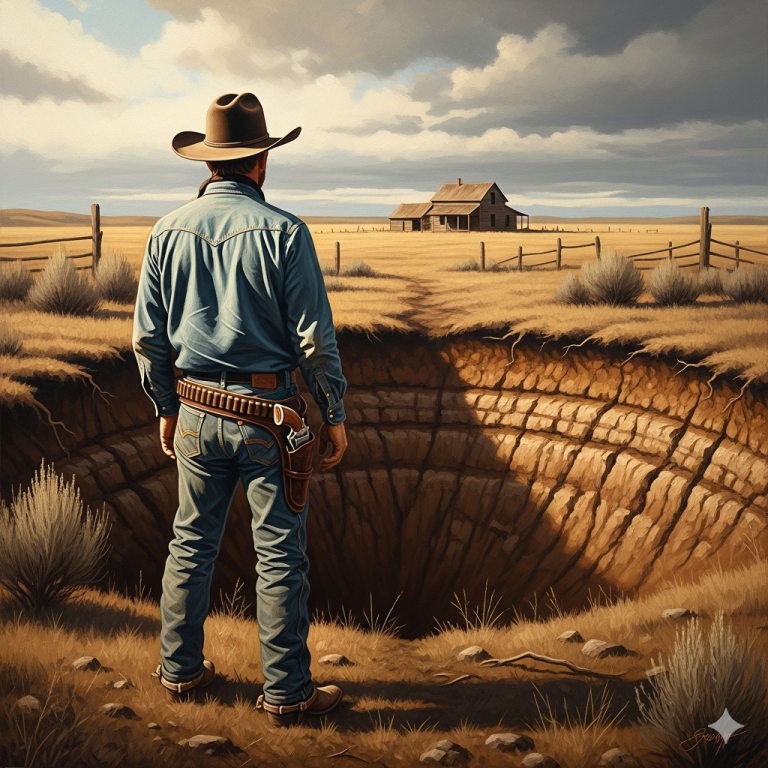 Un vaquero compró un rancho a precio de regalo… y muy pronto entendió por qué nadie se atrevía a quedarse allí.