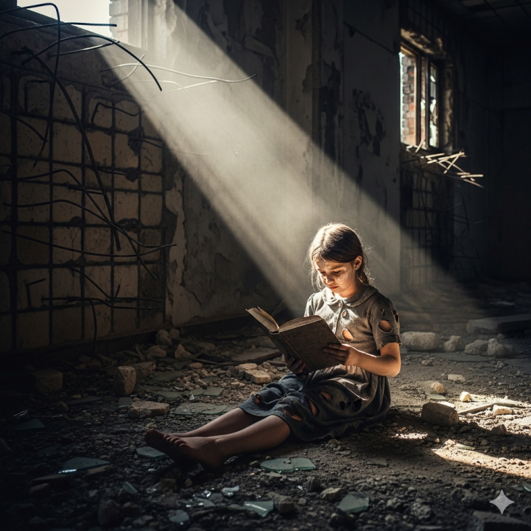 En un barrio desfavorecido de Estados Unidos, Liz, una niña de apenas siete años, enfrentaba una realidad que pocos podían comprender.