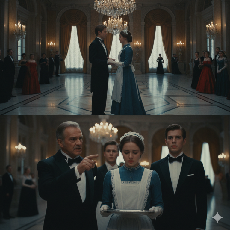 Ela era só uma empregada… até que uma dança calou uma sala cheia de milionários