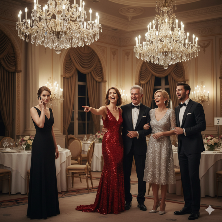 La familia Millonaria se burló de una mujer en la fiesta y su esposo canceló el trato de millones…