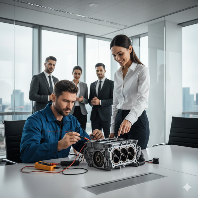 CEO Se Burló De Un Mecánico Pobre: “Arregla Este Motor Y Me Casaré Contigo” — Entonces Él Lo Logró…