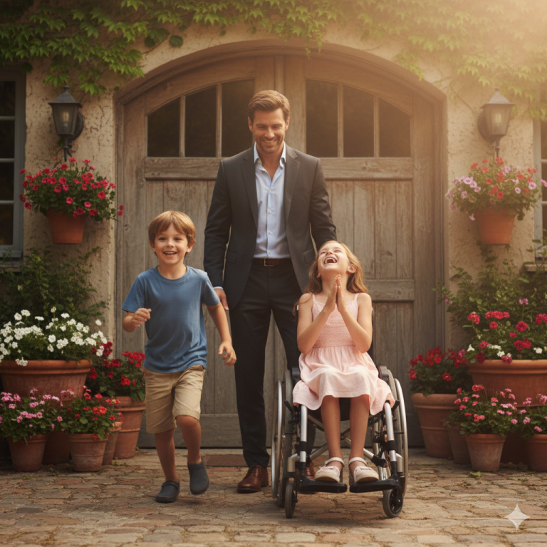 El baile de un niño sin hogar provoca risas en la hija de un millonario paralizado: una historia viral de esperanza inesperada