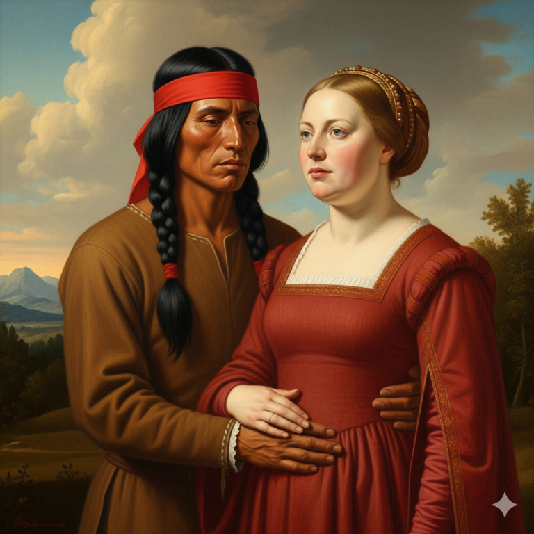 Una noble obesa fue entregada a un Apache como castigo por su padre—Pero él la amó como nadie…