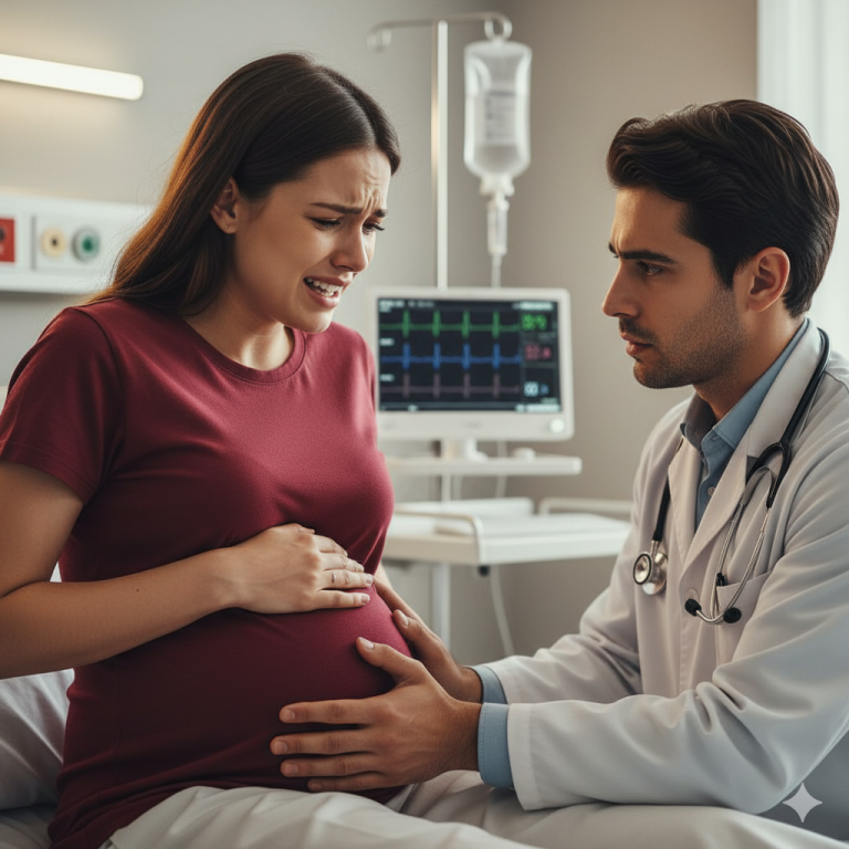 ELLA ESTABA A PUNTO DE DAR A LUZ… Y EL DOCTOR ERA SU EX ESPOSO, ÉL HIZO ALGO INCREÍBLE