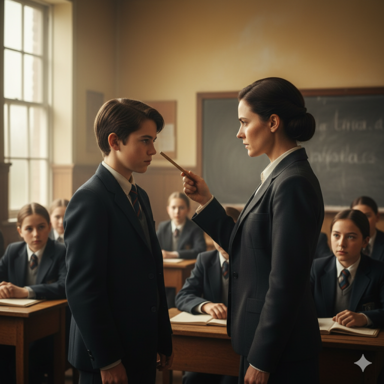 “¡CÁLLATE, ESTÁS MALDITO!” —gritó el maestro… Hasta que el niño judío pudo escribir en 7 idiomas.