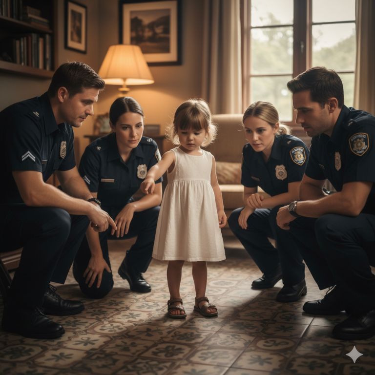 “Papá no está muerto, está bajo tierra”, dijo la niña. La policía empezó a excavar…