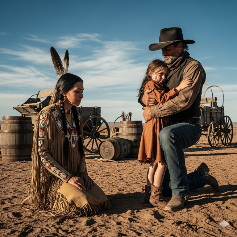 ¡Alimentaste a mi hija—ahora te pertenezco por tradición ancestral!” dijo la madre apache al vaquero…