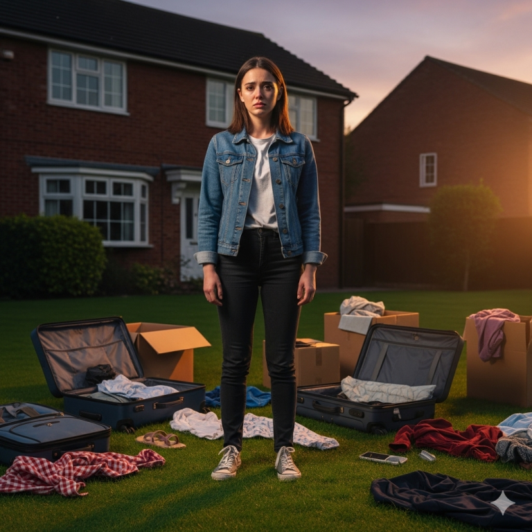 Al REGRESAR de un VIAJE, encontré mis PERTENENCIAS en el JARDÍN Así que me MUDÉ a mi CASA SECRETA…