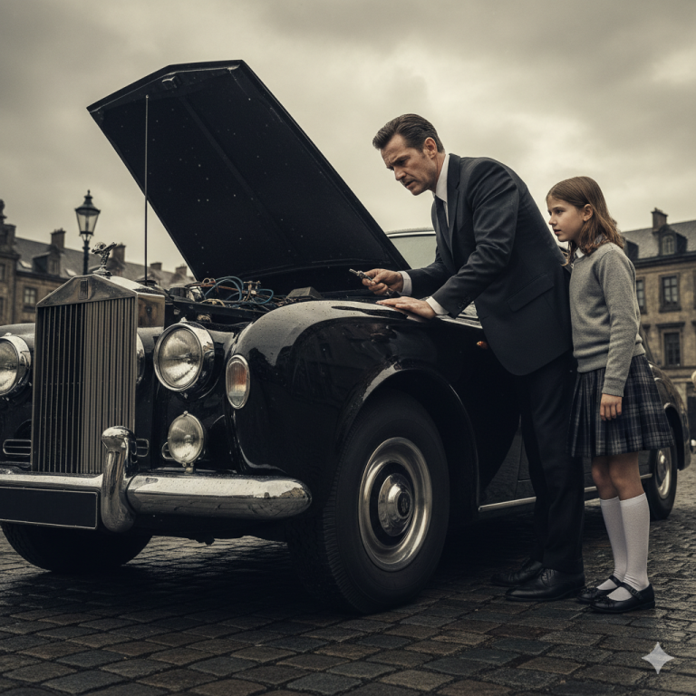 Niña ayuda a Millonario a reparar su mustang, cuando él ve el anillo en su dedo…