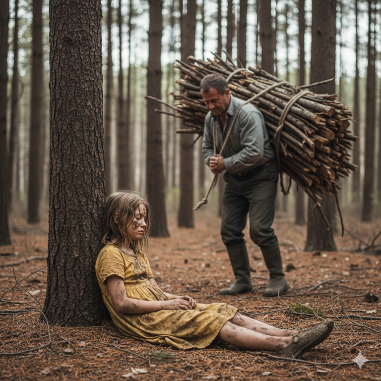 Un Padre Soltero Vio A Una Niña Agonizando En El Bosque. Su Acto Dejó A Todo El Pueblo En Silencio…