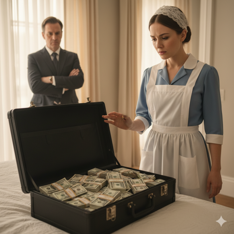 MILLONARIO PONE A PRUEBA A SU EMPLEADA EMBARAZADA… PERO LO QUE HALLA EN SU CUARTO LO CAMBIA TODO…