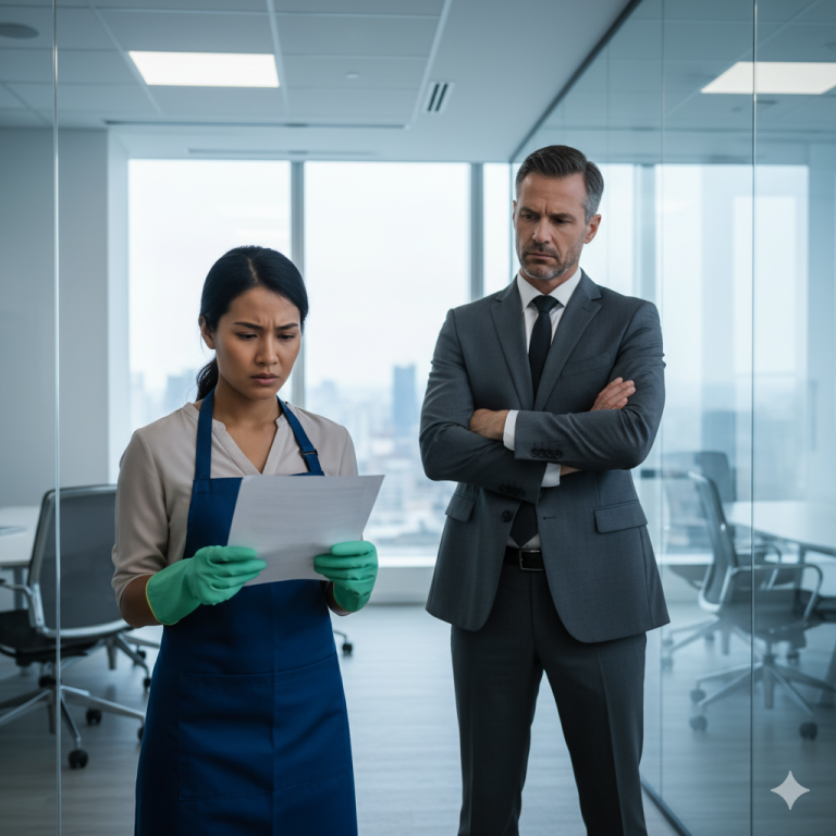 “Si eres tan lista, ¡tradúcelo!” Millonario se burló de la mujer de limpieza, luego quedó helado…