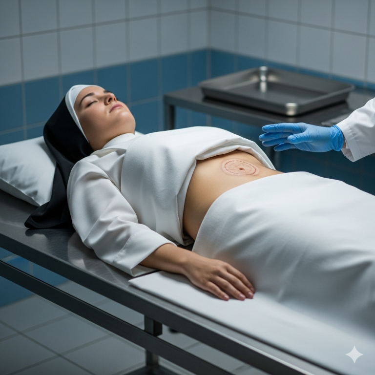 Durante AUTOPSIA de MONJA, Médico nota MARCA EXTRAÑA en el cuerpo y se ASUSTA al descubrir qué es…