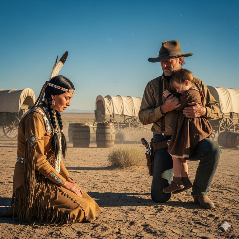 ¡Alimentaste a mi hija—ahora te pertenezco por tradición ancestral!” dijo la madre apache al vaquero…