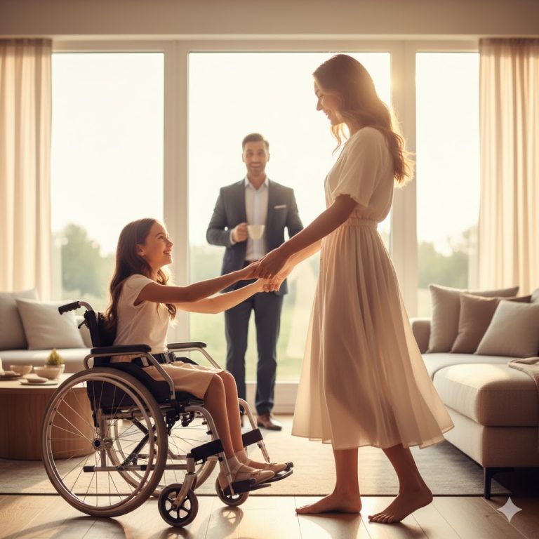 Multimillonario descubre a su limpiador bailando con su hija discapacitada. Lo que sucedió después.