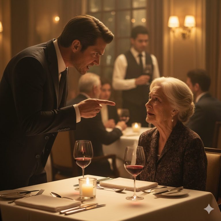 Una mujer mayor fue ridiculizada en un restaurante lujoso, hasta que apareció el dueño y todo cambió.