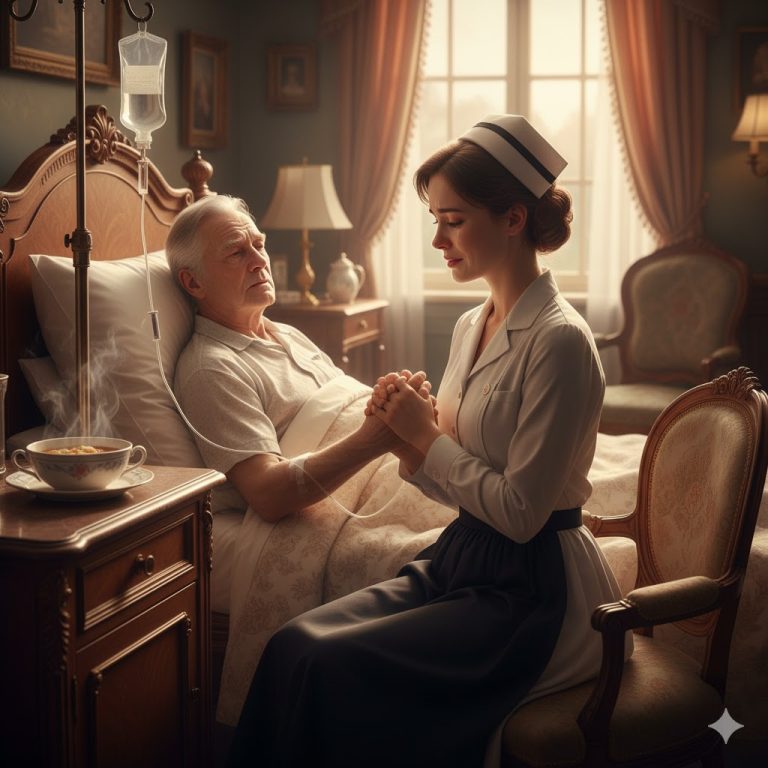 El multimillonario fingió estar enfermo solo para ver la reacción de su familia, pero solo a su criada le importó