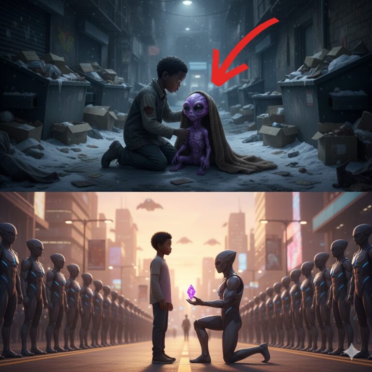 Un niño sin hogar comparte su manta con un extraño… y despierta a un ejército del cielo