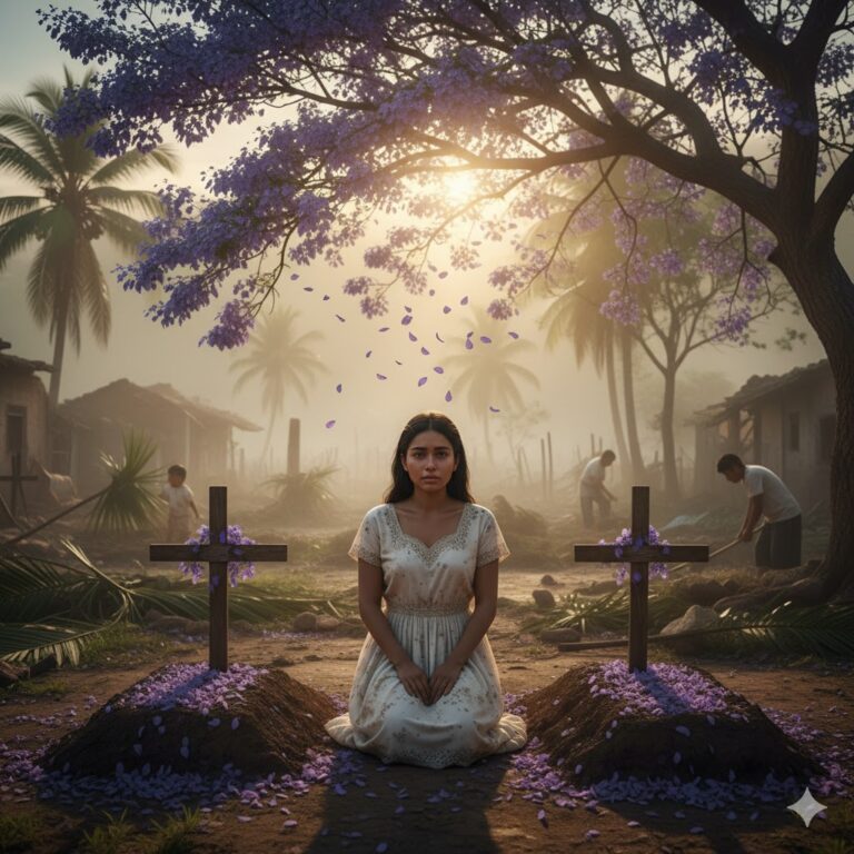 El huracán se llevó la casa — la tierra lloró con ella — y el amor volvió con el amanecer