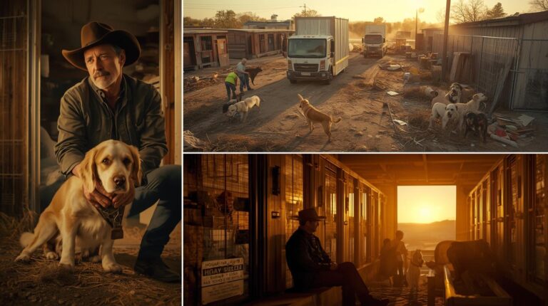 Compró un refugio a punto de cerrar… pero su silencio cambió cuarenta y siete destinos — y un viejo perro encontró finalmente su hogar.