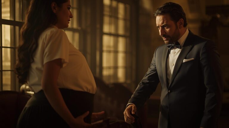 Se burló de su ex esposa… hasta que la vio sirviendo el vino con el hijo que pudo haber sido suyo.