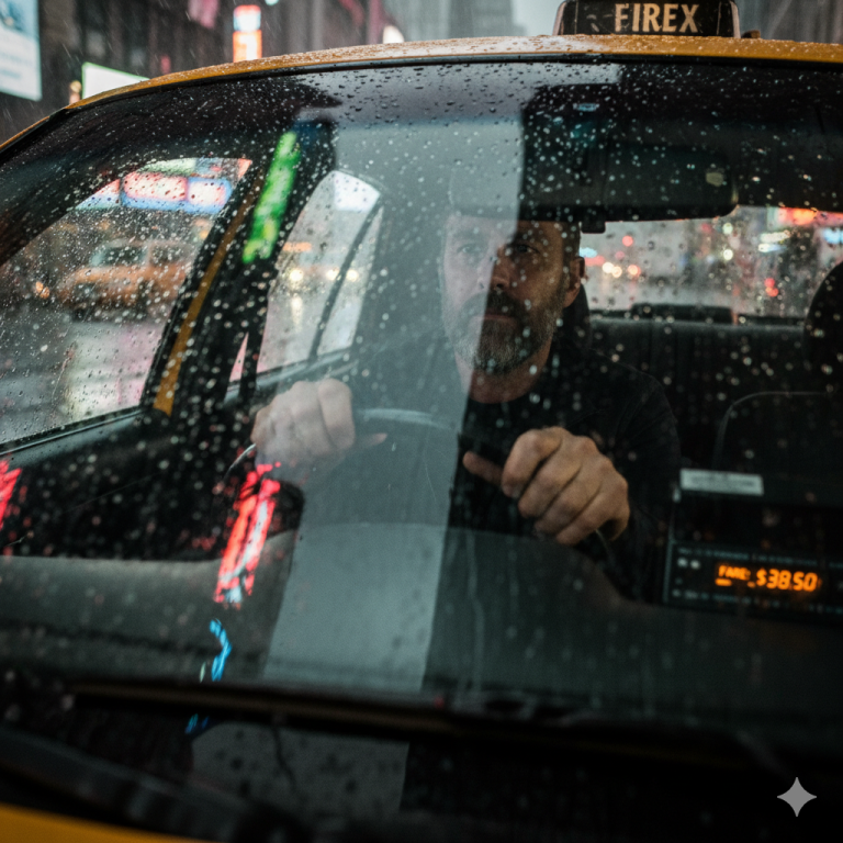 Se hizo pasar por un simple taxista para descubrir si su esposa lo engañaba… pero jamás imaginó escuchar esas palabras saliendo de su boca.