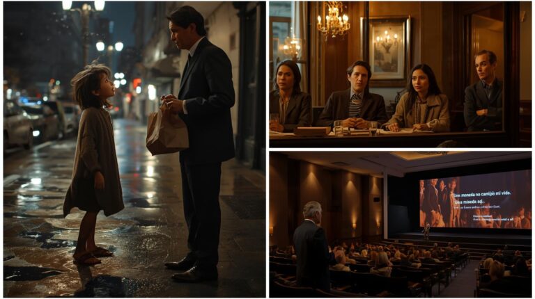 Una niña descalza detuvo al empresario más rico de Buenos Aires — él rechazó una llamada de 20 millones — y descubrió que la pobreza más grande era la del corazón.